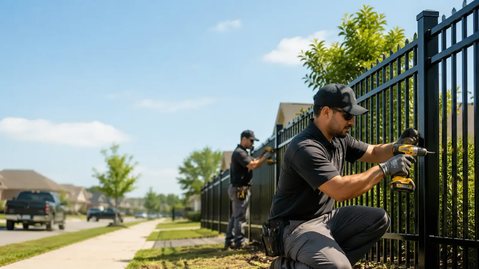 Metal Fence Installation in Wales, WI